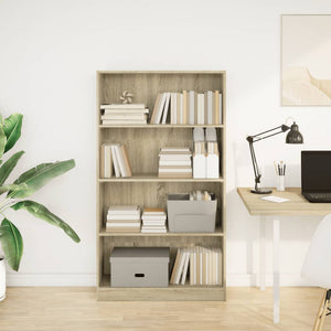 Bücherregal Sonoma Eiche 80x24x143 cm