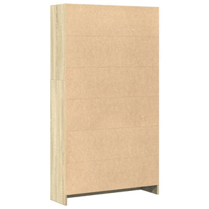 Bücherregal Sonoma Eiche 80x24x143 cm