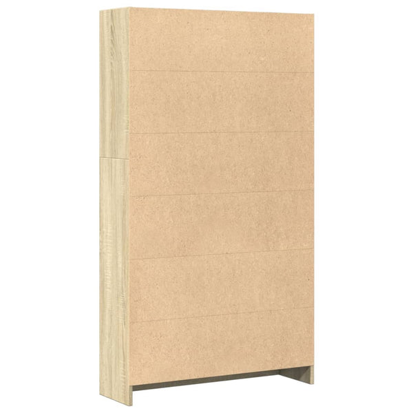 Bücherregal Sonoma Eiche 80x24x143 cm