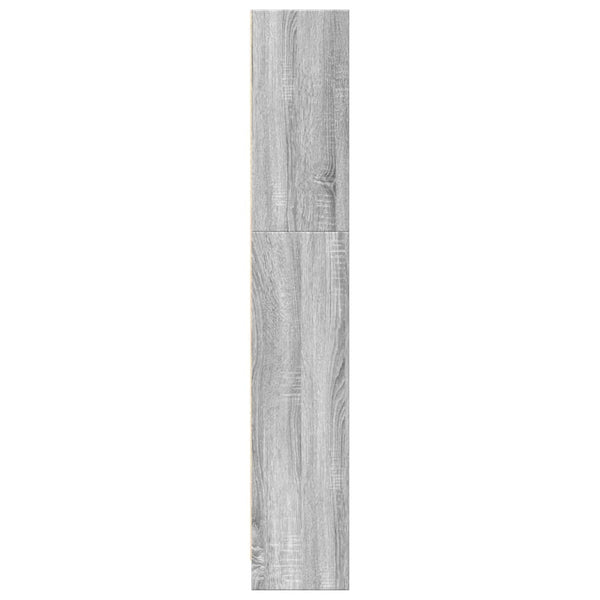 Bücherregal Grau Sonoma 80x24x143 cm