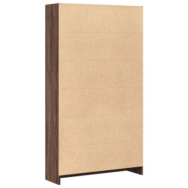 Bücherregal Braun Eichen-Optik 80x143 cm