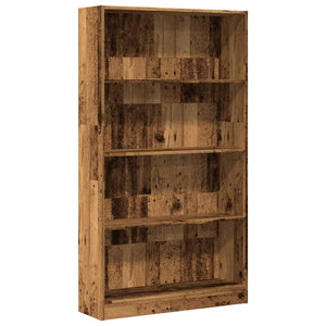 Bücherregal Altholz-Optik 80x143 cm