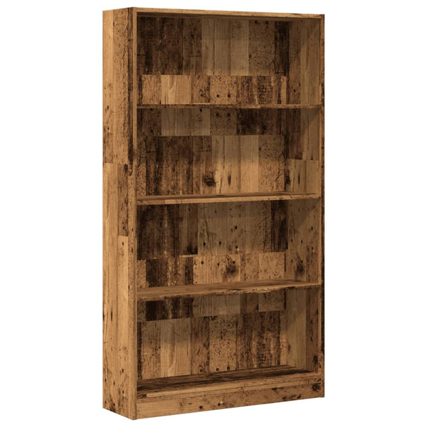 Bücherregal Altholz-Optik 80x143 cm