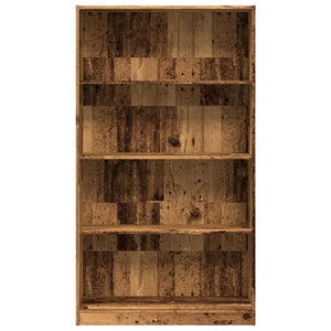 Bücherregal Altholz-Optik 80x143 cm