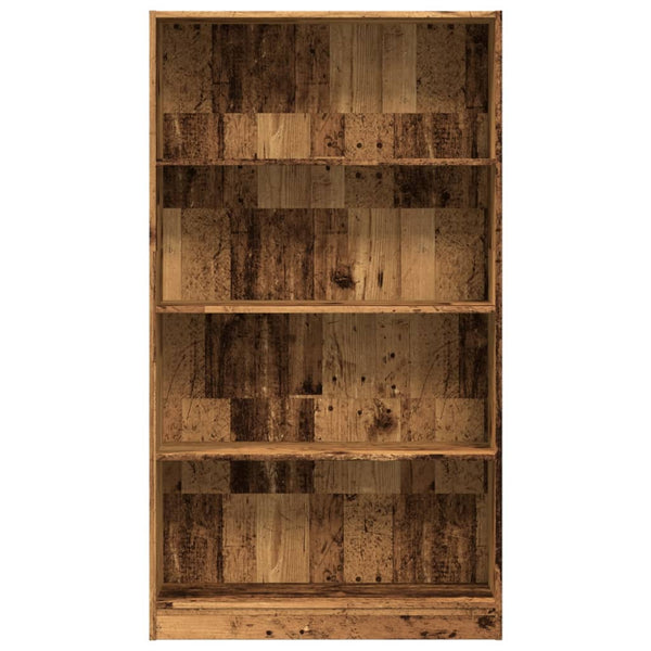 Bücherregal Altholz-Optik 80x143 cm