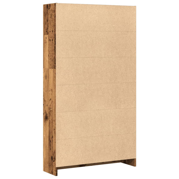 Bücherregal Altholz-Optik 80x143 cm