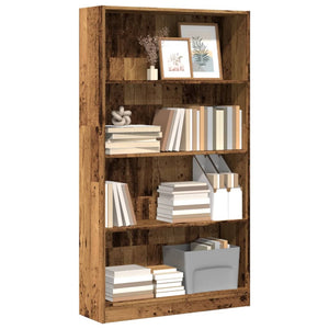 Bücherregal Altholz-Optik 80x143 cm