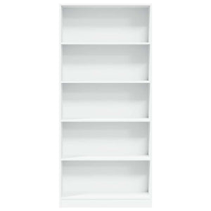 Bücherregal Weiß 80x24x176 cm