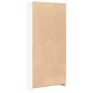 Bücherregal Weiß 80x24x176 cm
