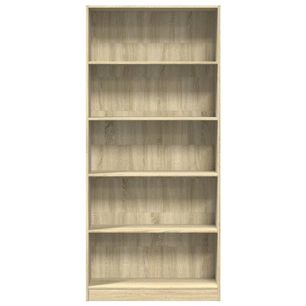 Bücherregal Sonoma Eiche 80x24x176cm