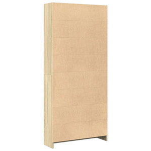 Bücherregal Sonoma Eiche 80x24x176cm
