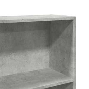 Bücherregal Betongrau 80x176 cm