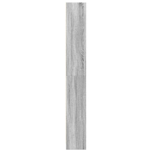 Bücherregal Grau Sonoma 80x176 cm