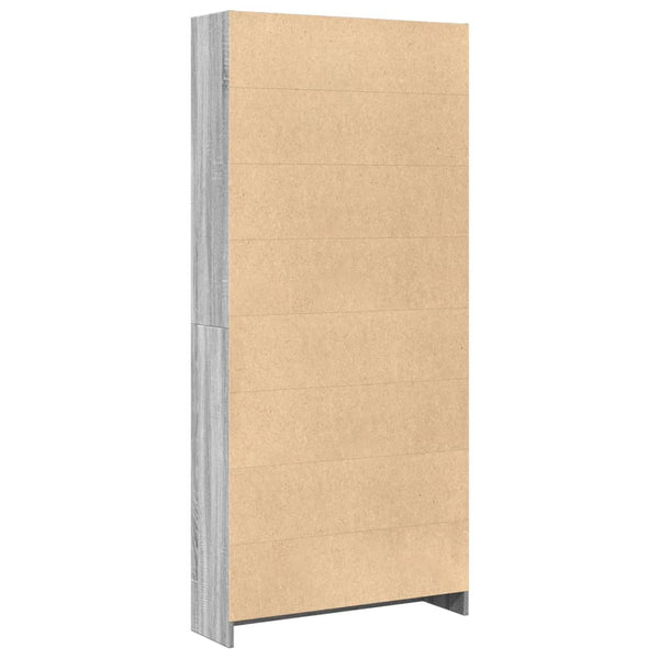 Bücherregal Grau Sonoma 80x176 cm