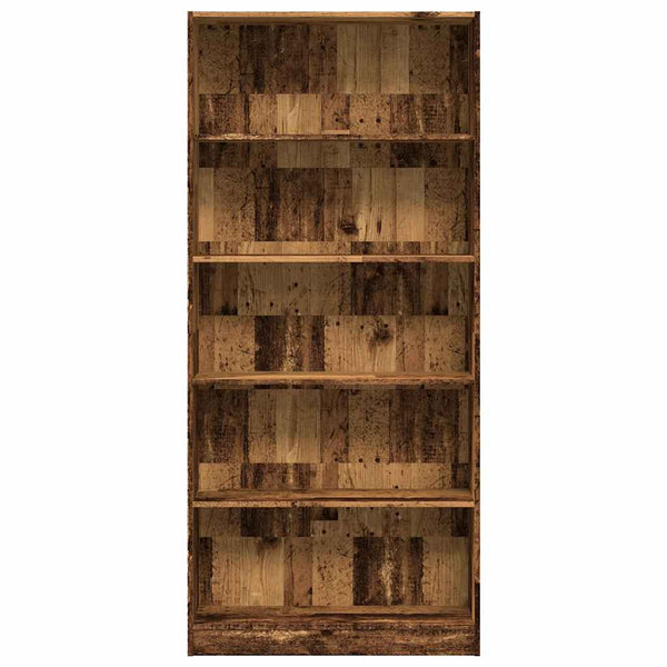 Bücherregal Altholz-Optik 80x176 cm