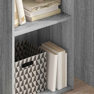 Bücherregal Grau Sonoma 40x30x77 cm