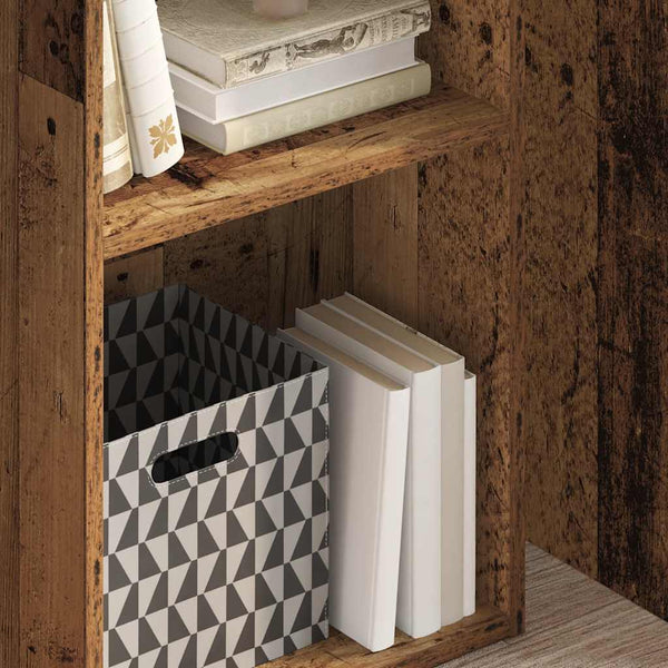Bücherregal Altholz-Optik 77cm