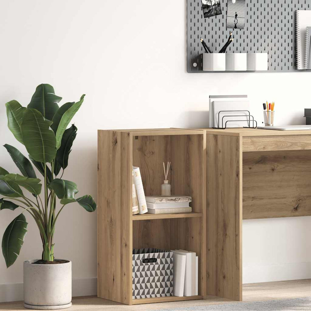 vidaXL Bookshelf Artisan Oak 40x30x77 cm Engineered Wood