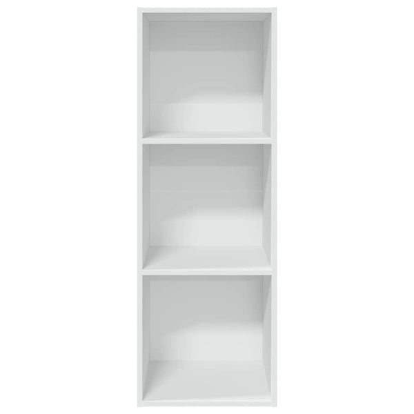 Bücherregal Weiß 40x30x114 cm