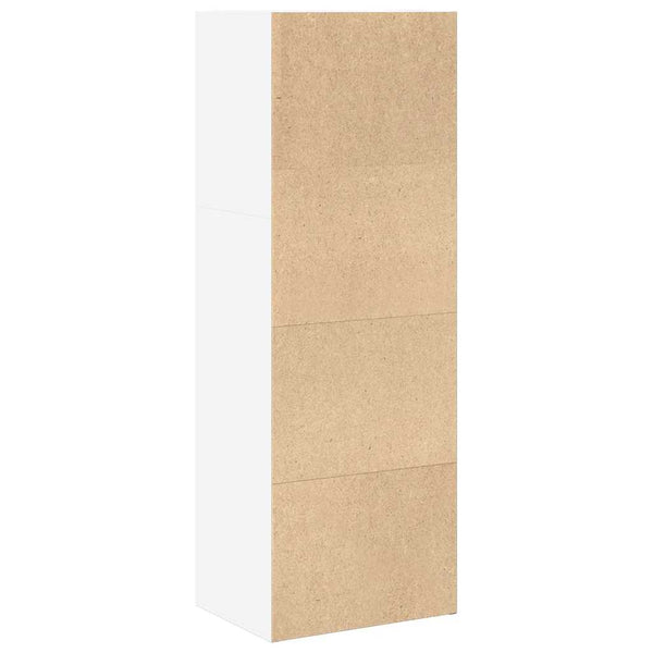 Bücherregal Weiß 40x30x114 cm