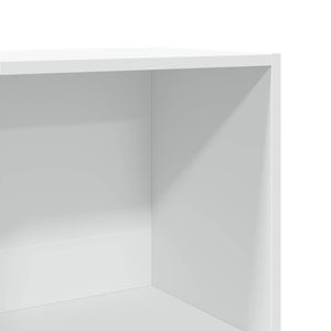 Bücherregal Weiß 40x30x114 cm