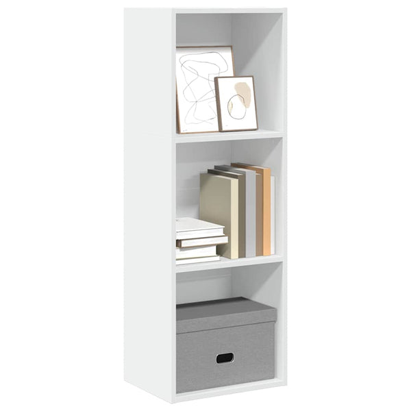 Bücherregal Weiß 40x30x114 cm