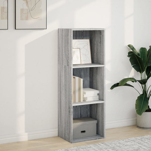 Bücherregal Grau Sonoma 40x30x114 cm