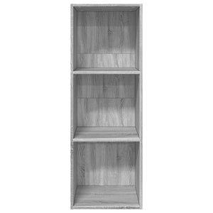 Bücherregal Grau Sonoma 40x30x114 cm