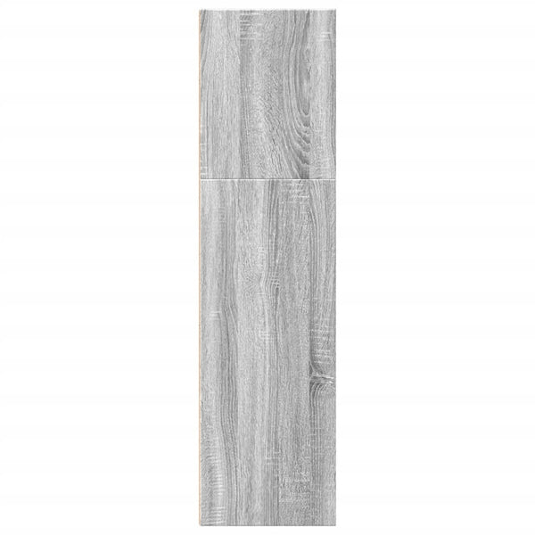 Bücherregal Grau Sonoma 40x30x114 cm