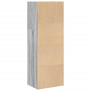 Bücherregal Grau Sonoma 40x30x114 cm