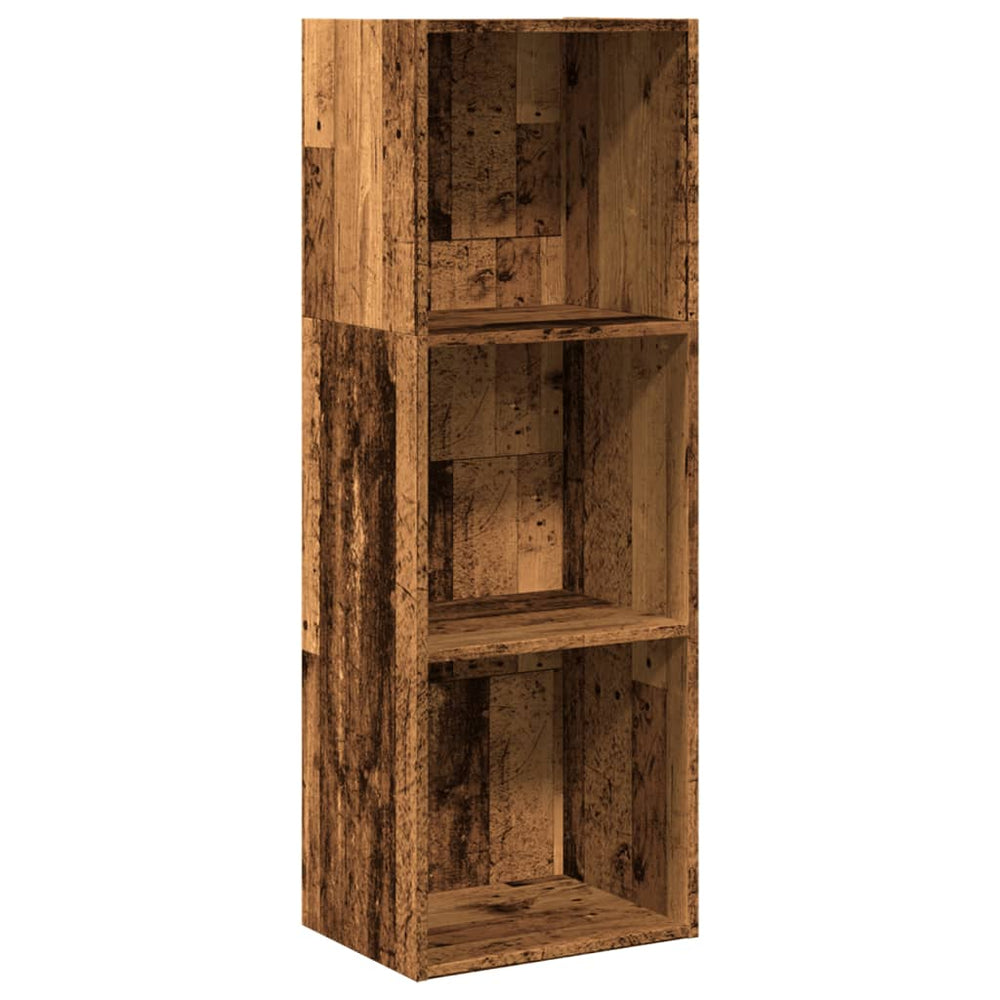 vidaXL Bookcase Reclaimed Wood Look 40x30x114 cm Engineered Wood