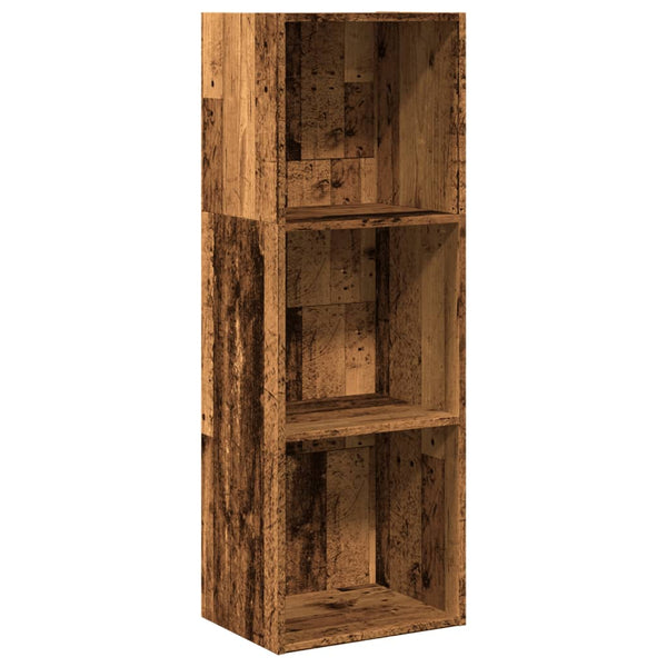 Bücherregal Altholz-Optik, 114 cm hoch