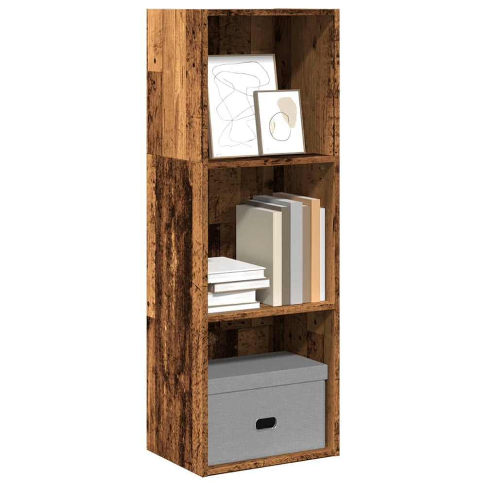 vidaXL Bookcase Reclaimed Wood Look 40x30x114 cm Engineered Wood
