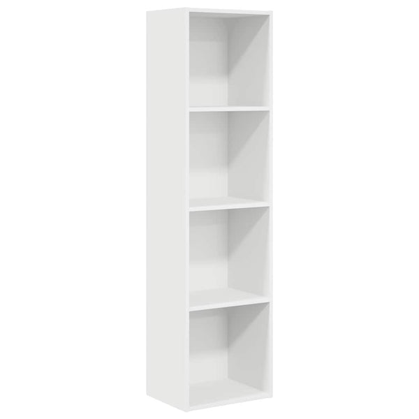 Weißes Bücherregal 40x30x152 cm