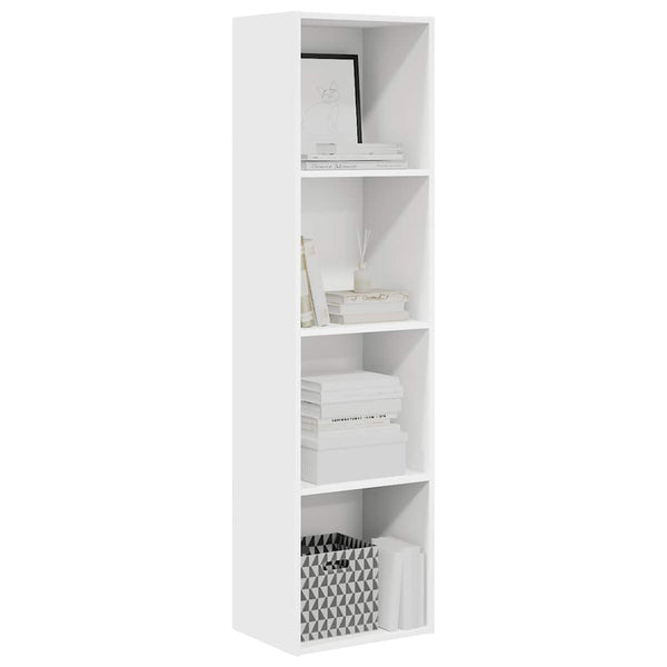 Weißes Bücherregal 40x30x152 cm