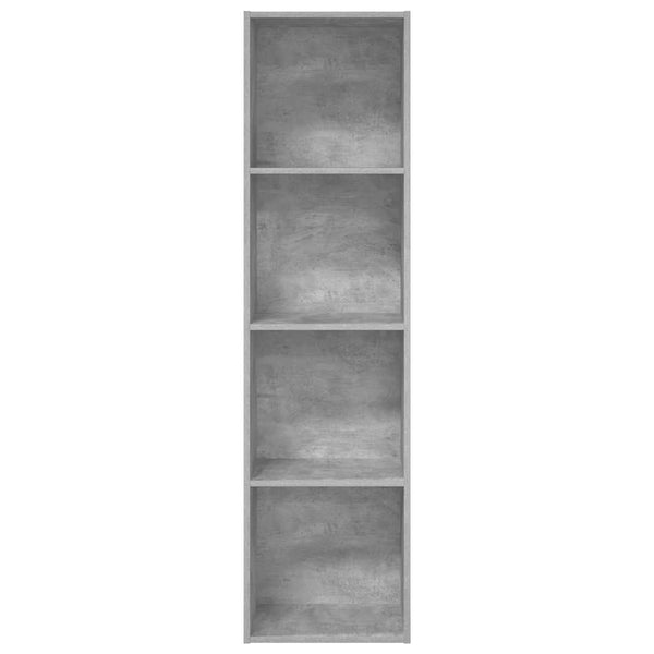 Bücherregal Betongrau 40x30x152 cm