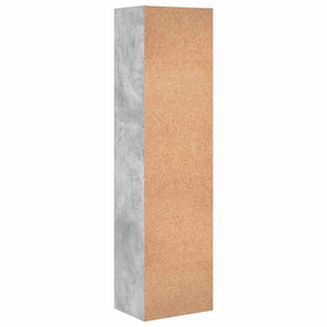 Bücherregal Betongrau 40x30x152 cm