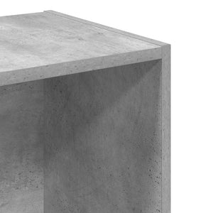 Bücherregal Betongrau 40x30x152 cm
