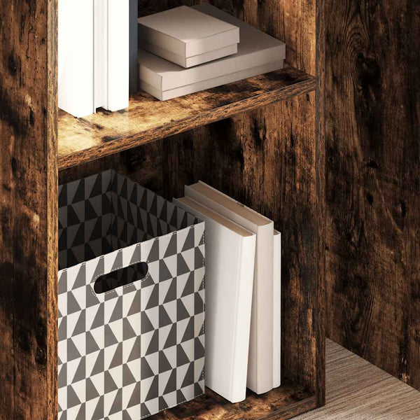 Bücherregal Räuchereiche 40x30x152 cm