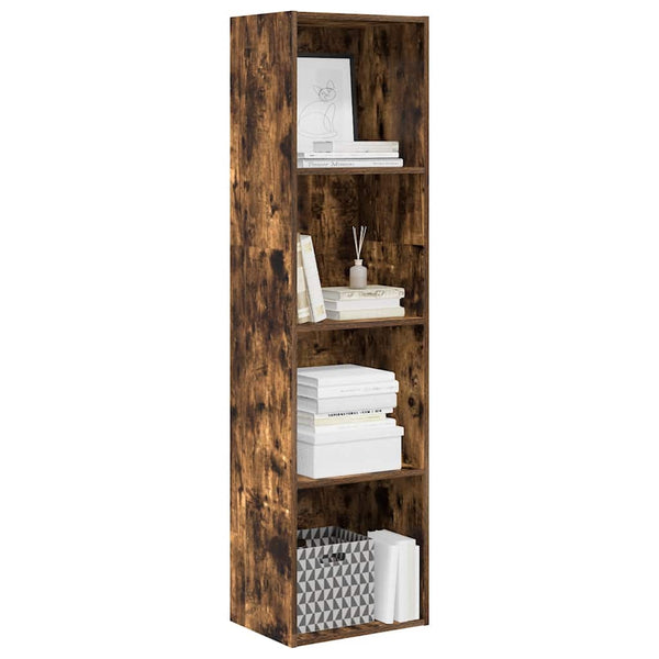 Bücherregal Räuchereiche 40x30x152 cm