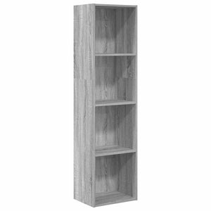 Bücherregal Grau Sonoma 40x30x152 cm