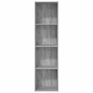 Bücherregal Grau Sonoma 40x30x152 cm