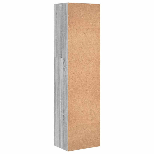 Bücherregal Grau Sonoma 40x30x152 cm