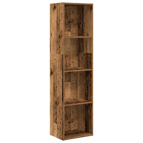 Bücherregal Altholz-Optik, 152 cm hoch