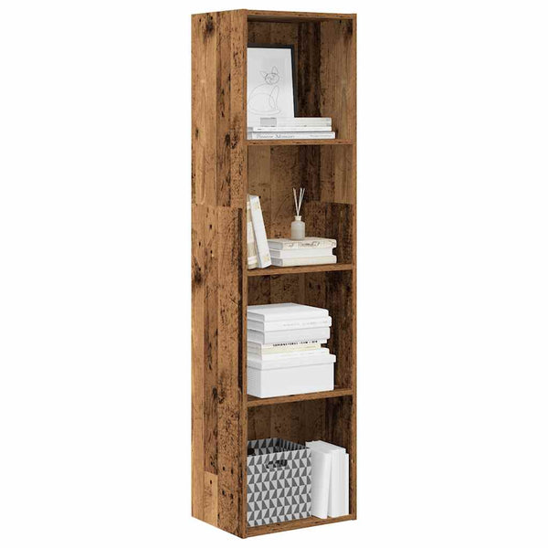 Bücherregal Altholz-Optik, 152 cm hoch
