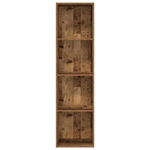 Bücherregal Altholz-Optik, 152 cm hoch