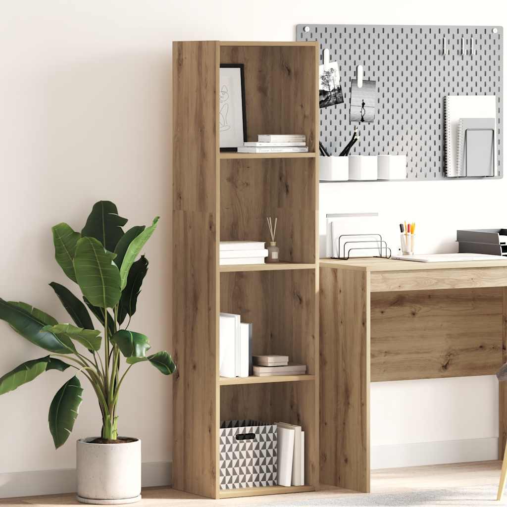 Bücherregal Artisan Eiche 40x30x152 cm