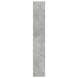 Betongraues Bücherregal 40x30x189 cm