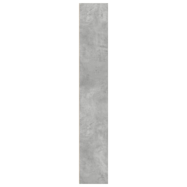 Betongraues Bücherregal 40x30x189 cm
