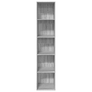 vidaXL Bibliothèque gris Sonoma 40x30x189 cm en bois d'ingénierie